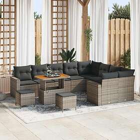 vidaXL Garden Sofa Set with Cushion 13 Pieces 3363608