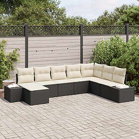 vidaXL Garden Sofa Set with Cushion 8 Pieces 3347177