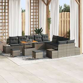 vidaXL Garden Sofa Set with Cushion 13 Pieces 3362848