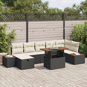 vidaXL Garden Sofa Set with Cushion 8 Pieces 3360082