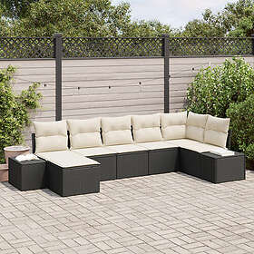 vidaXL Garden Sofa Set with Cushion 7 Pieces 3347147