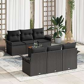 vidaXL Garden Sofa Set with Cushion 7 Pieces 3347275