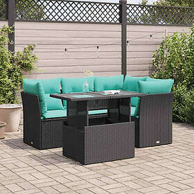 vidaXL Hage Sofasett med Puter 5 Deler 3326148