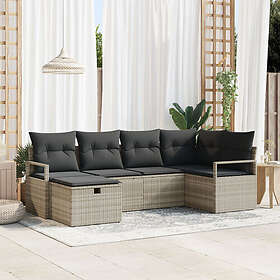 vidaXL Garden Sofa Set with Cushion 6 Pieces 3360513