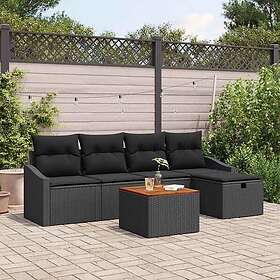 vidaXL Leone Hage Sofasett med Pute 6 Deler 3360894