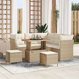 vidaXL Garden Sofa Set with Cushions 8 Pieces 3361486