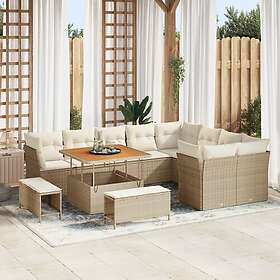 vidaXL Garden Sofa Set with Cushion 12 Pieces 3363466