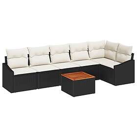 vidaXL Garden Sofa Set with Cushion 7 Pieces 3347838