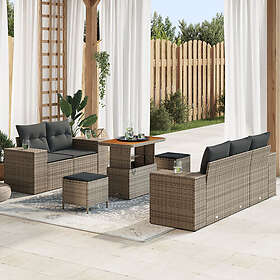vidaXL Ensemble de canapé de jardin 8 Pieces 3361953