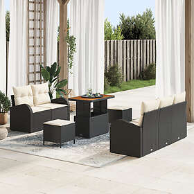 vidaXL Garden Sofa Set with Cushion 8 Pieces 3362340