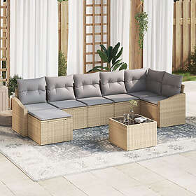 vidaXL Sofa Set with Cushion 8 Pieces 3346820