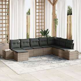 vidaXL Garden Sofa Set with Cushions 8 Pieces 3355848