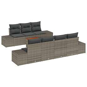 vidaXL Garden Sofa Set with Cushion 8 Pieces 3347916