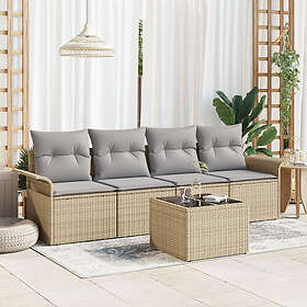 vidaXL Salemo Sofa Set with Cushion 5 Pieces 3353899
