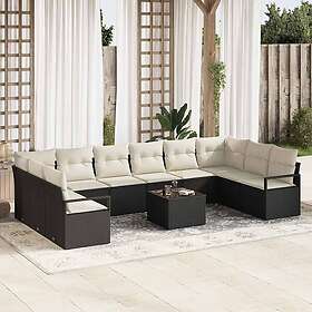 vidaXL Garden Sofa Set with Cushion 11 Pieces 3355236