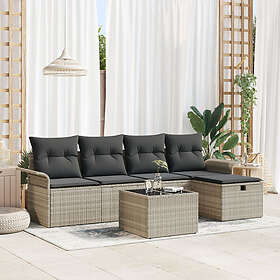 vidaXL Garden Sofa Set with Cushion 6 Pieces 3360203