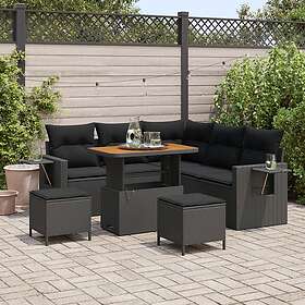 vidaXL Hage Sofasett med Pute 8 Deler 3361744