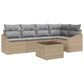 vidaXL Sofa Set with Cushion 6 Pieces 3346730