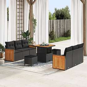vidaXL Garden Sofa Set with Cushions 9 Pieces 3363254