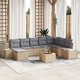 vidaXL Garden Sofa Set 9 Pieces 3356663