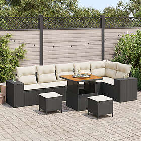 vidaXL Garden Sofa Set with Cushion 9 Pieces 3362020
