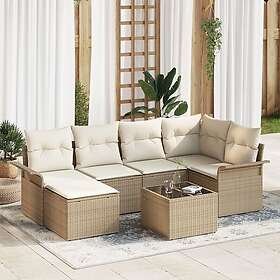vidaXL Garden Sofa Set with Storage 7 Pieces 3354110