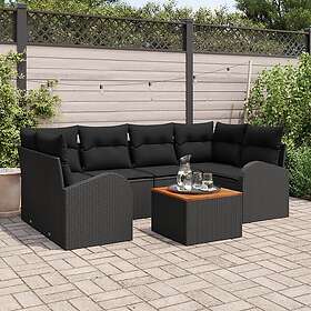 vidaXL Garden Sofa Set with Cushion 7 Pieces 3347534