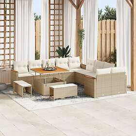 vidaXL Garden Sofa Set with Cushions 13 Pieces 3363096