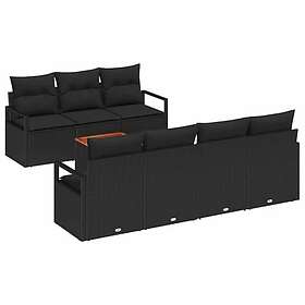 vidaXL Ensemble Canapé de Jardin avec Coussin 8 Pièces 3347667