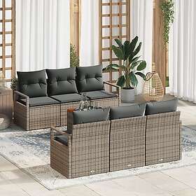 vidaXL Ensemble Canapé de Jardin avec Rangement 7 Pièces 3356319