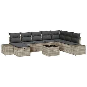 vidaXL Garden Sofa Set with Cushion 9 Pieces 3359441