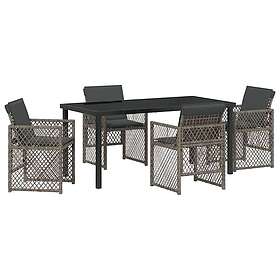 vidaXL Garden Dining Set 5 Pieces 3380627