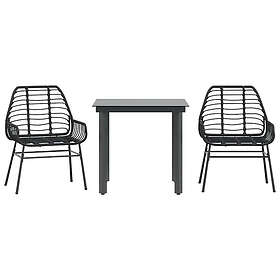vidaXL Hage Spisegruppe 3 Deler 3334534