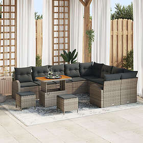 vidaXL Garden Sofa Set with Cushion 12 Pieces 3362438