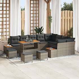 vidaXL Garden Sofa Set with Cushion 13 Pieces 3364913