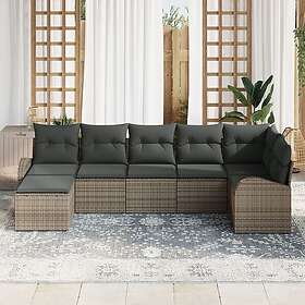 vidaXL Sofa Set with Cushion with Storage 7 Pieces 3354798