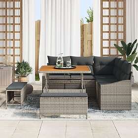 vidaXL Garden Sofa Set with Cushion 8 Pieces 3364598
