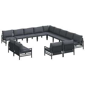 vidaXL Garden Sofa Set with Cushion 13 Pieces 3379038