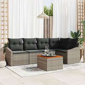 vidaXL Garden Sofa Set with Storage 6 Pieces 3356501