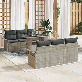 vidaXL Garden Sofa Set with Cushion 7 Pieces 3356945