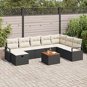 vidaXL Hage Sofasett med Pute 9 Deler 3359551