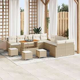 vidaXL Garden Sofa Set with Cushion 14 Pieces 3362721