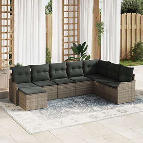 vidaXL Garden Sofa Set with Cushion 8 Pieces 3345819