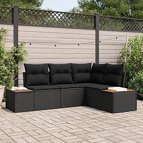 vidaXL Garden Sofa Set with Cushion 5 Pieces 3348074