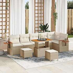 vidaXL Garden Sofa Set with Cushion 11 Pieces 3365146