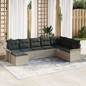 vidaXL Garden Sofa Set with Cushion 8 Pieces 3354151