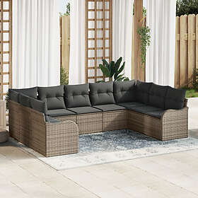 vidaXL Garden Sofa Set with Storage 9 Pieces 3354528