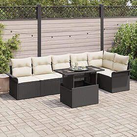 vidaXL Garden Sofa Set with Cushion 7 Pieces 3348293