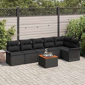 vidaXL Garden Sofa Set with Storage 7 Pieces 3356007
