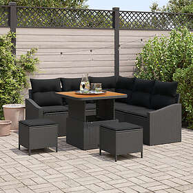 vidaXL Garden Sofa Set with Cushion 8 Pieces 3362649